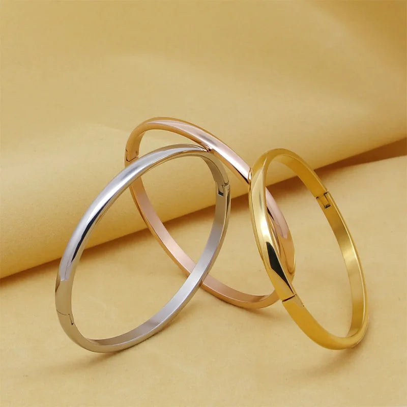 Best-Selling Jewelry Oval Shape Stainless Steel Bracelets