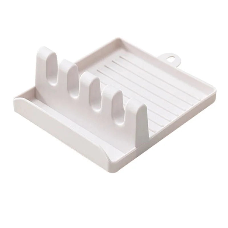 Non-Slip Kitchen Spoon & Spatula Holder Organizer Rack