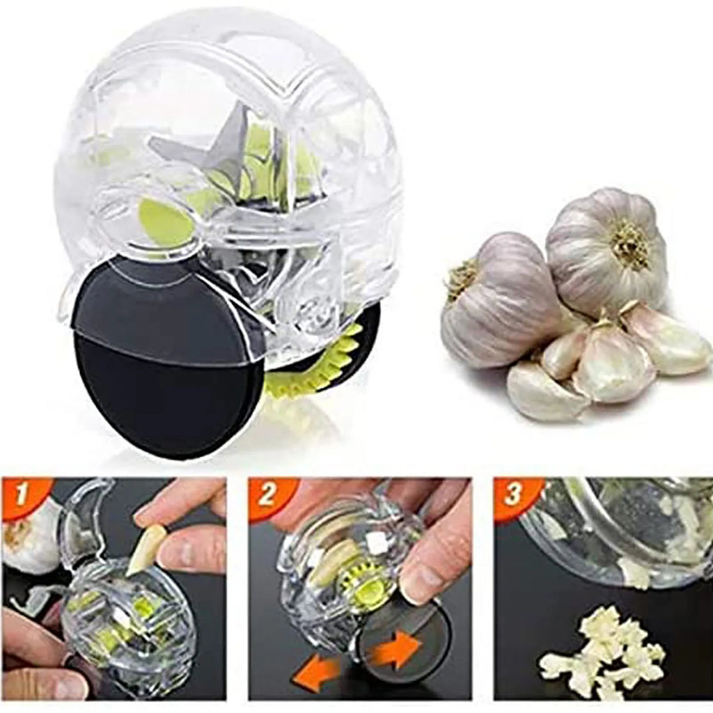 Eco-Friendly Rolling Garlic Mincer & Crusher Kitchen Tool