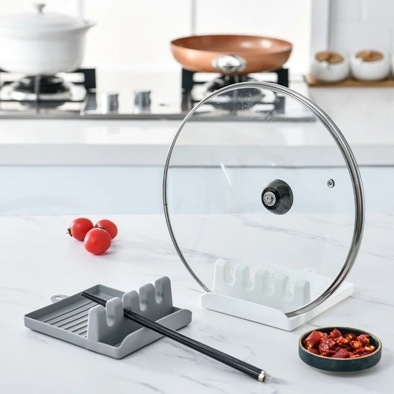 Non-Slip Kitchen Spoon & Spatula Holder Organizer Rack