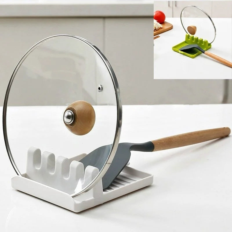 Non-Slip Kitchen Spoon & Spatula Holder Organizer Rack