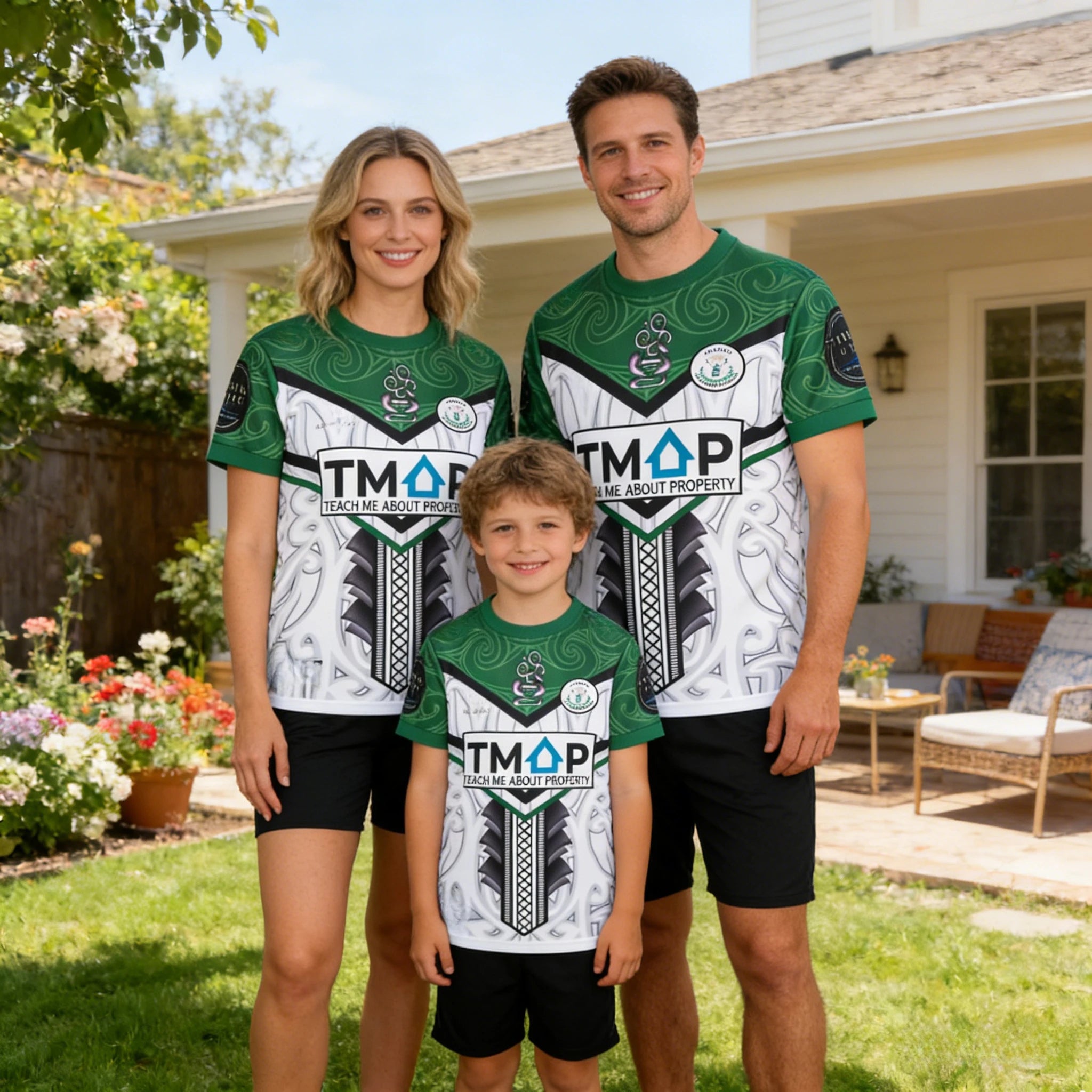 2026 Best-Selling Model - Australian Fans Training Sports Moisture-Wicking Short-Sleeved T-Shirt - Family Clothing Set