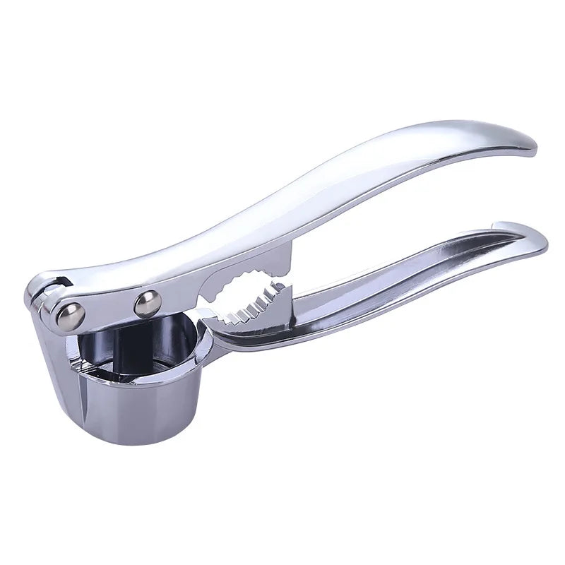 Stainless Steel Garlic & Ginger Press - Easy Clean Kitchen Gadget