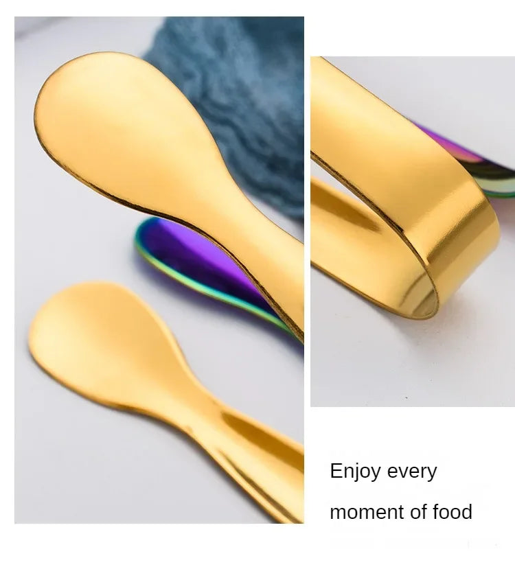 Eco-Friendly Stainless Steel BBQ & Food Clip Tong 11cm