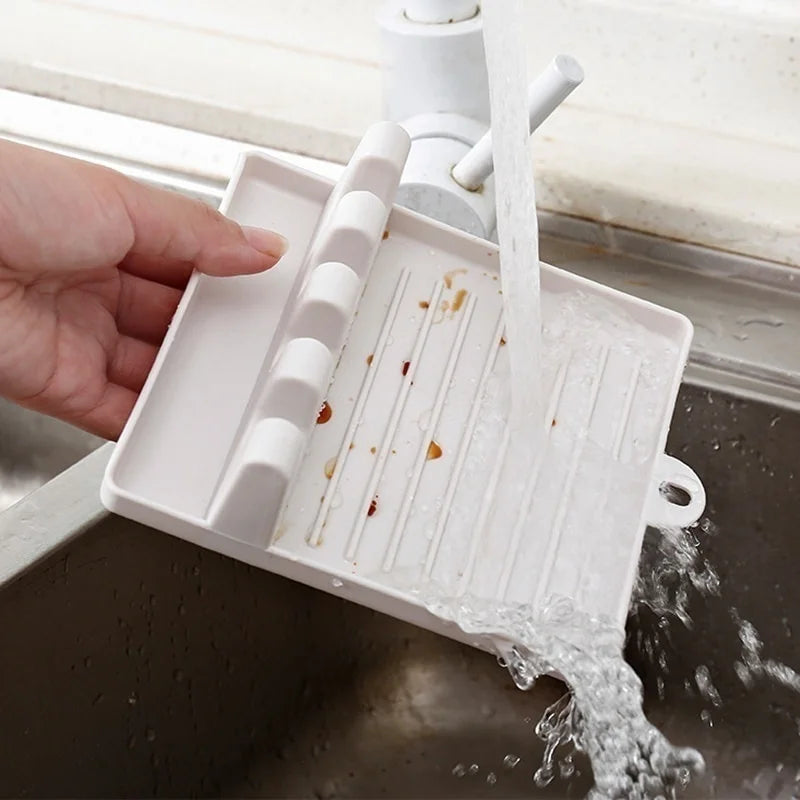 Non-Slip Kitchen Spoon & Spatula Holder Organizer Rack