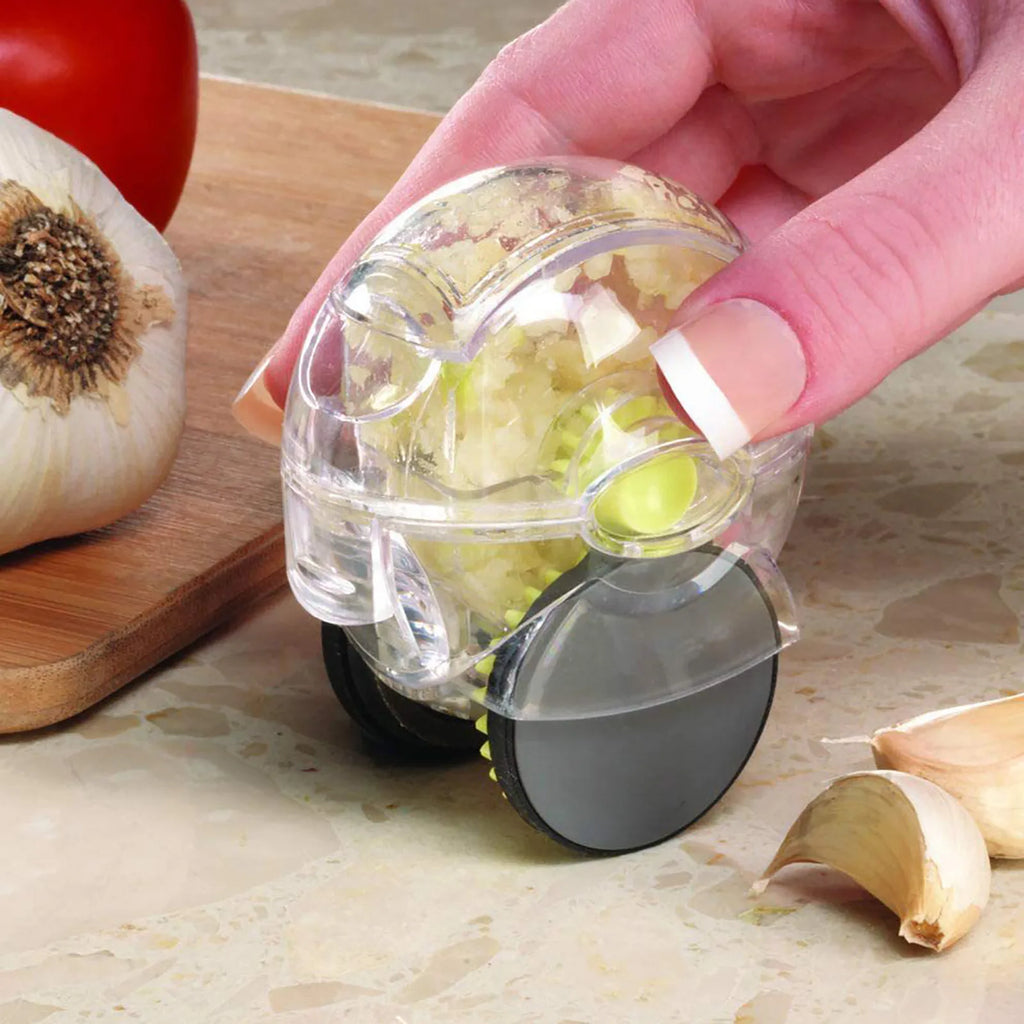 Eco-Friendly Rolling Garlic Mincer & Crusher Kitchen Tool