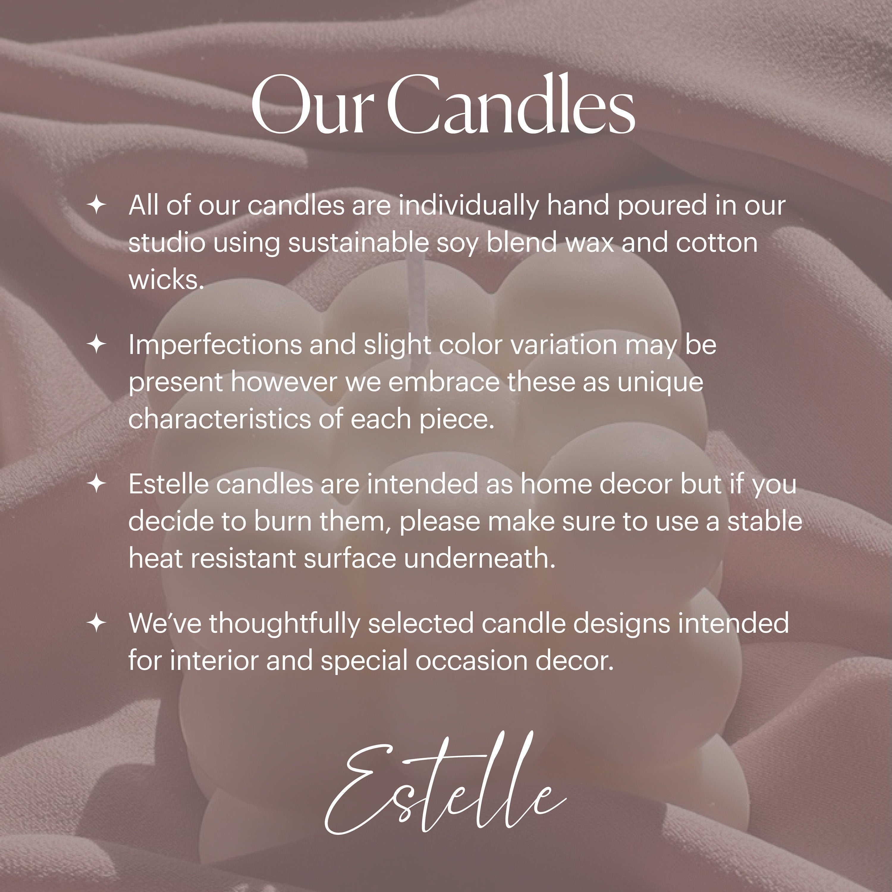 Handmade Ribbed Soy Candle | Wave Column, Decor